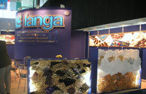 Langa stand at ROSUPAK-2003 exhibitio(archive company photo)